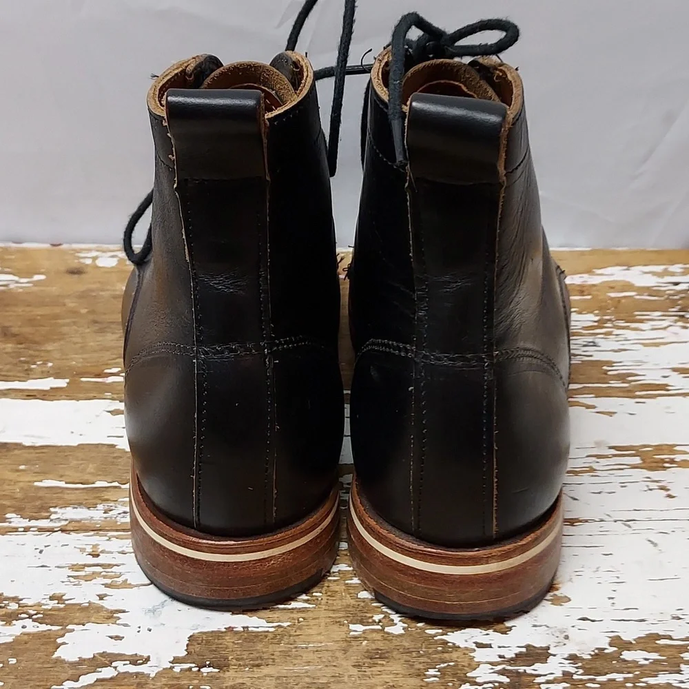 Helm Hollis Black Leather Boot Size 7.5 - Picture 4 of 8